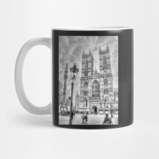 Westminster Abbey in Black & White Mug